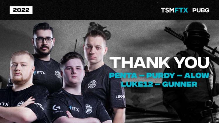 TSM wycofał się ze składu za PUBG