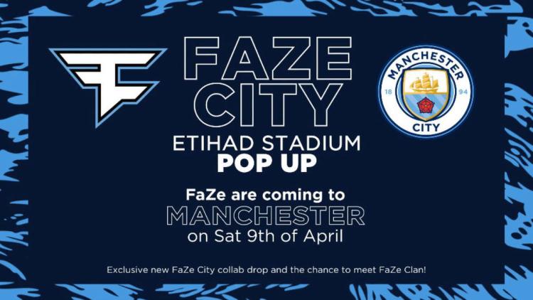 FaZe Clan i Manchester City ogłaszają wydarzenie dla Etihad Stadium