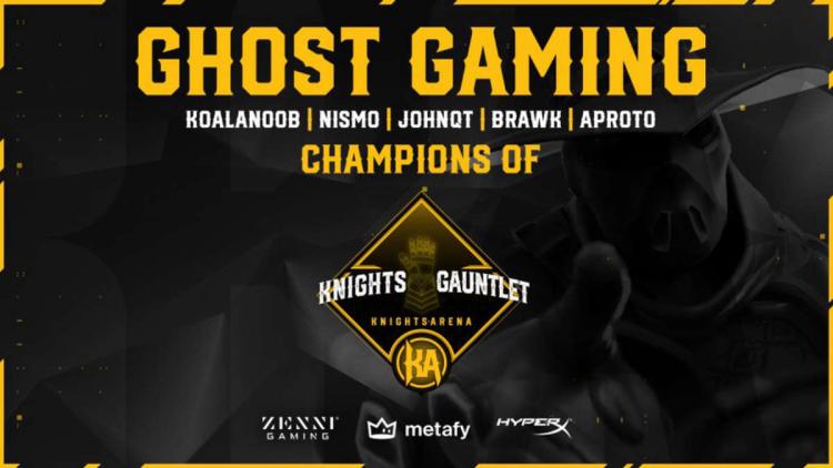 Ghost Gaming został zwycięzcą Knights Arena Monthly Gauntlet 2022: March