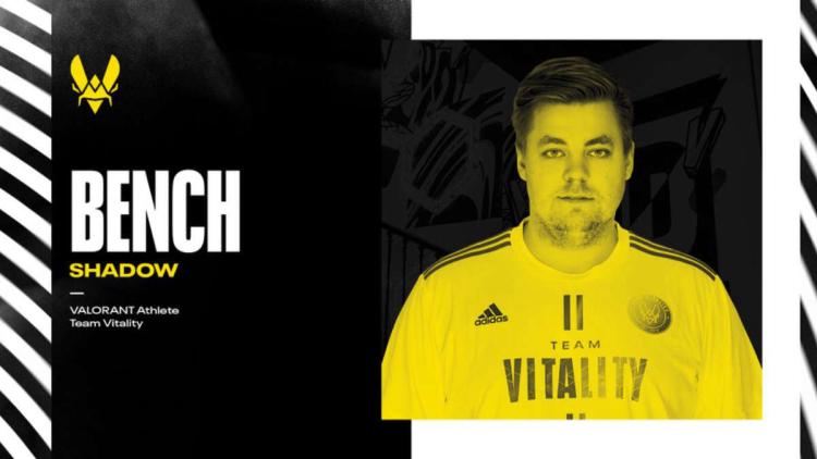 ShadoW opuścił początkowy skład Team Vitality