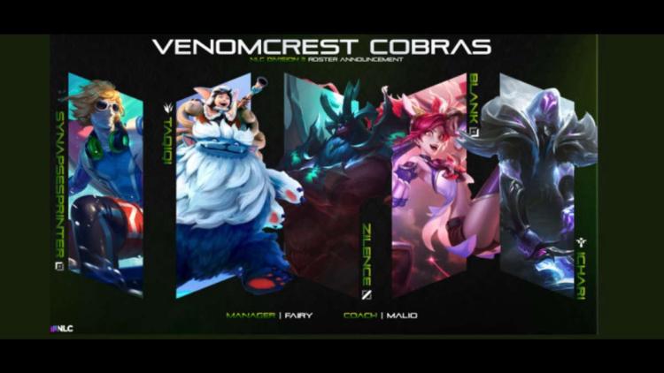 Venomcrest Esports ogłosił skład NLC 3 rd Division Summer