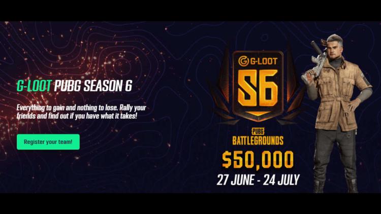 Ogłoszenie G-Loot PUBG Season 6