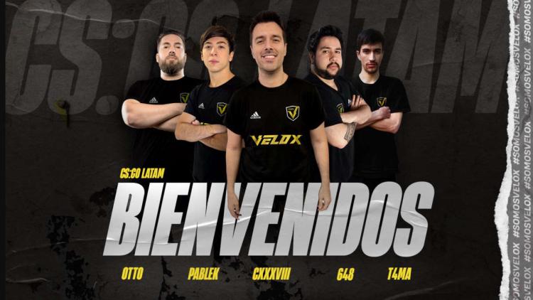 Velox Esports zmieniono skład argentyńskiego CS:GO