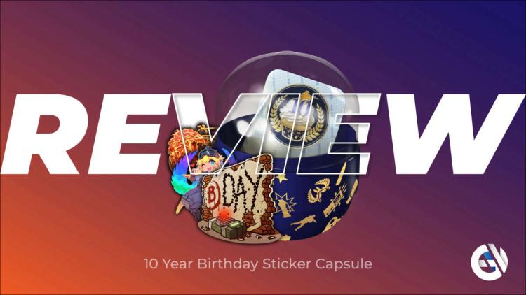 10 Years Birthday Stikcer Capsule: Rocznicowy przegląd najlepszych naklejek CSGO