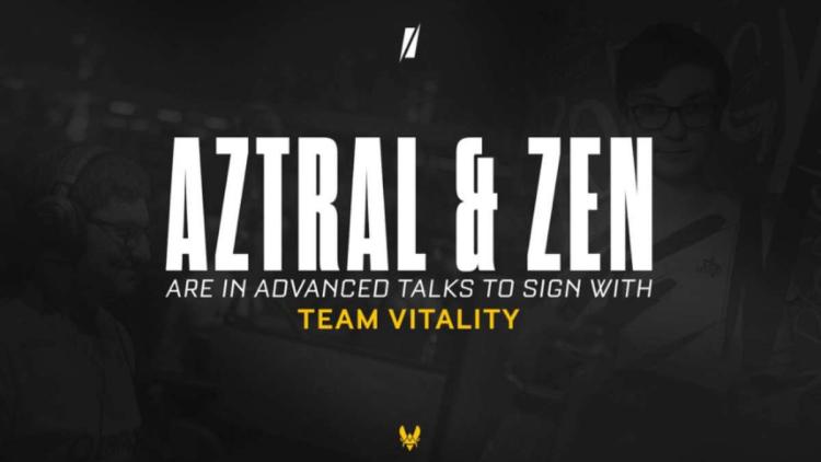 Team Vitality negocjuje z AztraL i zen