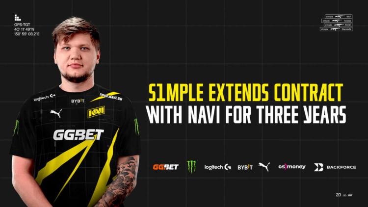 s1 mple przedłużył kontrakt z zespołem Natus Vincere o co najmniej kolejne trzy lata