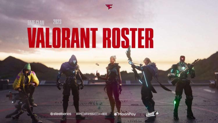 FaZe Clan ogłosił listę uczestników na VALORANT Challengers 2023