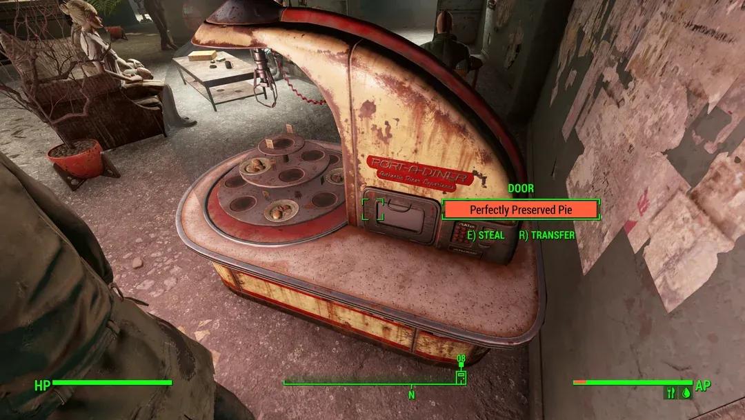 Fallout 4 Player Discovers Bizarre Detail About Perfectly Preserved Pie in Diamond City