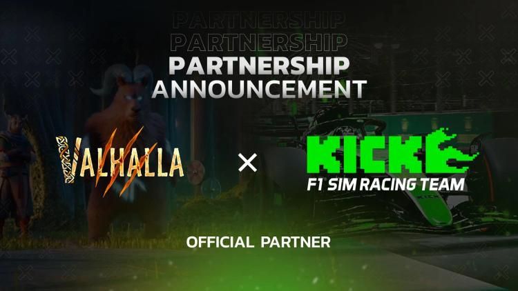 Floki's Valhalla współpracuje z Kick F1 Sim Racing Team