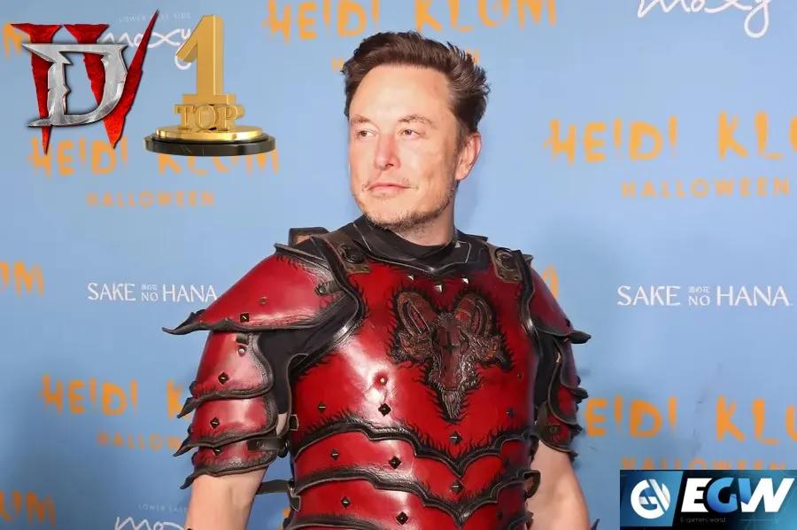 Elon Musk staje się pretendentem do tytułu najlepszego gracza Diablo 4