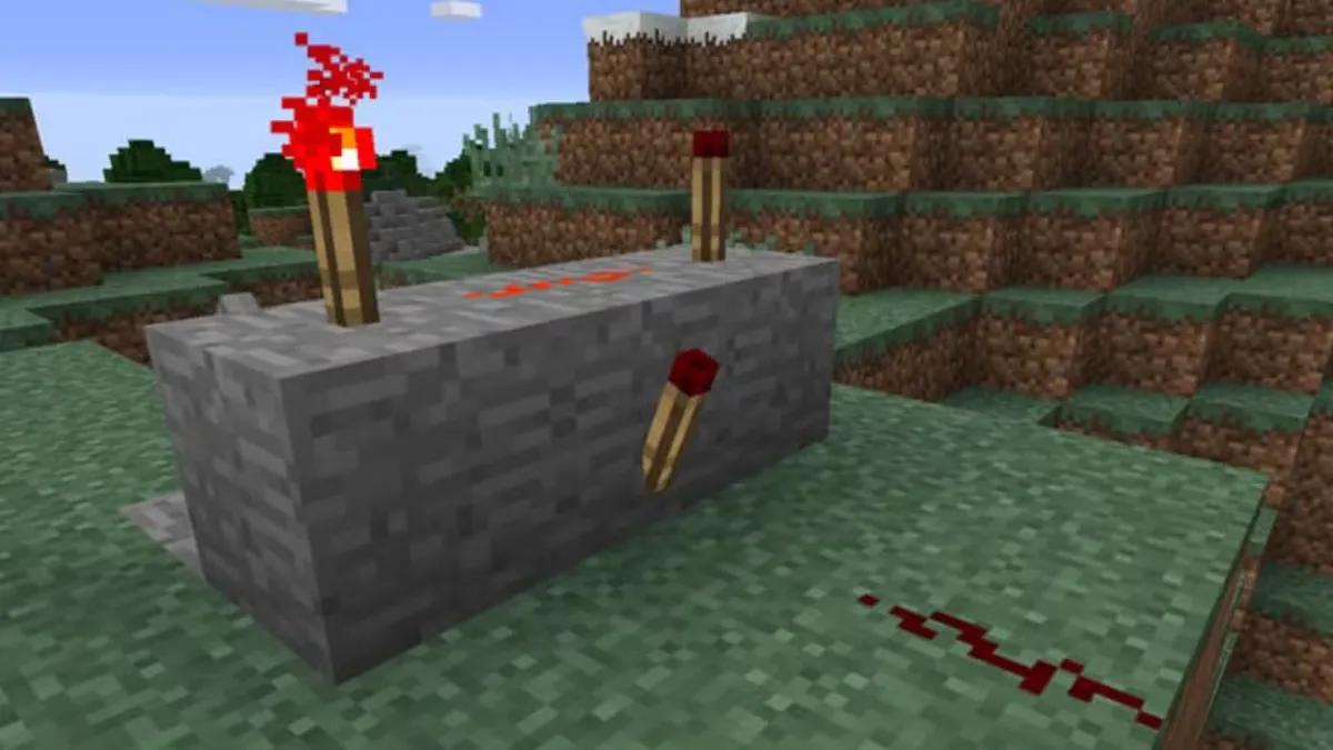 Gracz dodaje funkcjonalny Redstone do emulatora Minecrafta działającego w grze