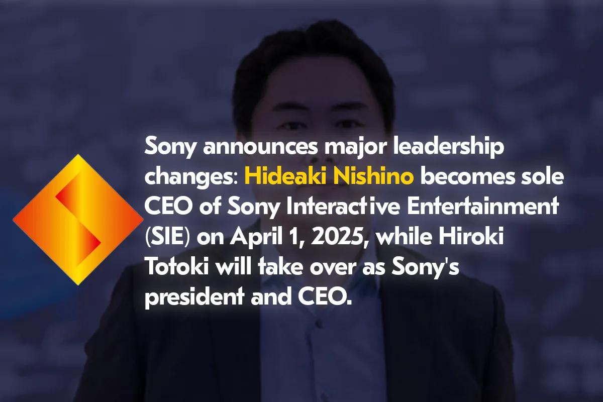 Hideaki Nishino zostanie jedynym dyrektorem generalnym Sony Interactive Entertainment