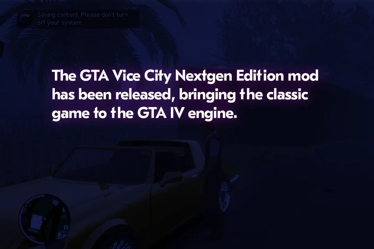 Oszałamiający mod do GTA Vice City spotyka się z reakcją Take-Two