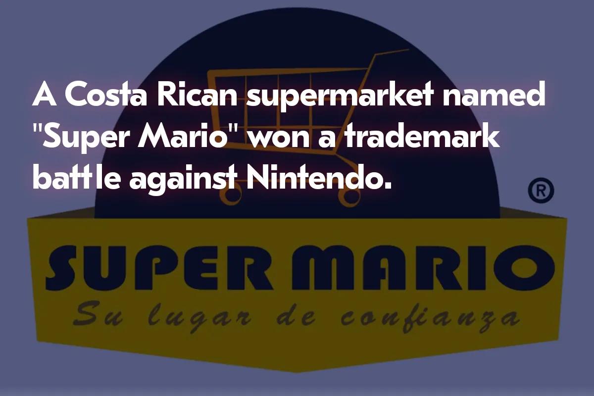 Kostarykański supermarket "Super Mario" wygrywa walkę o znak towarowy z Nintendo