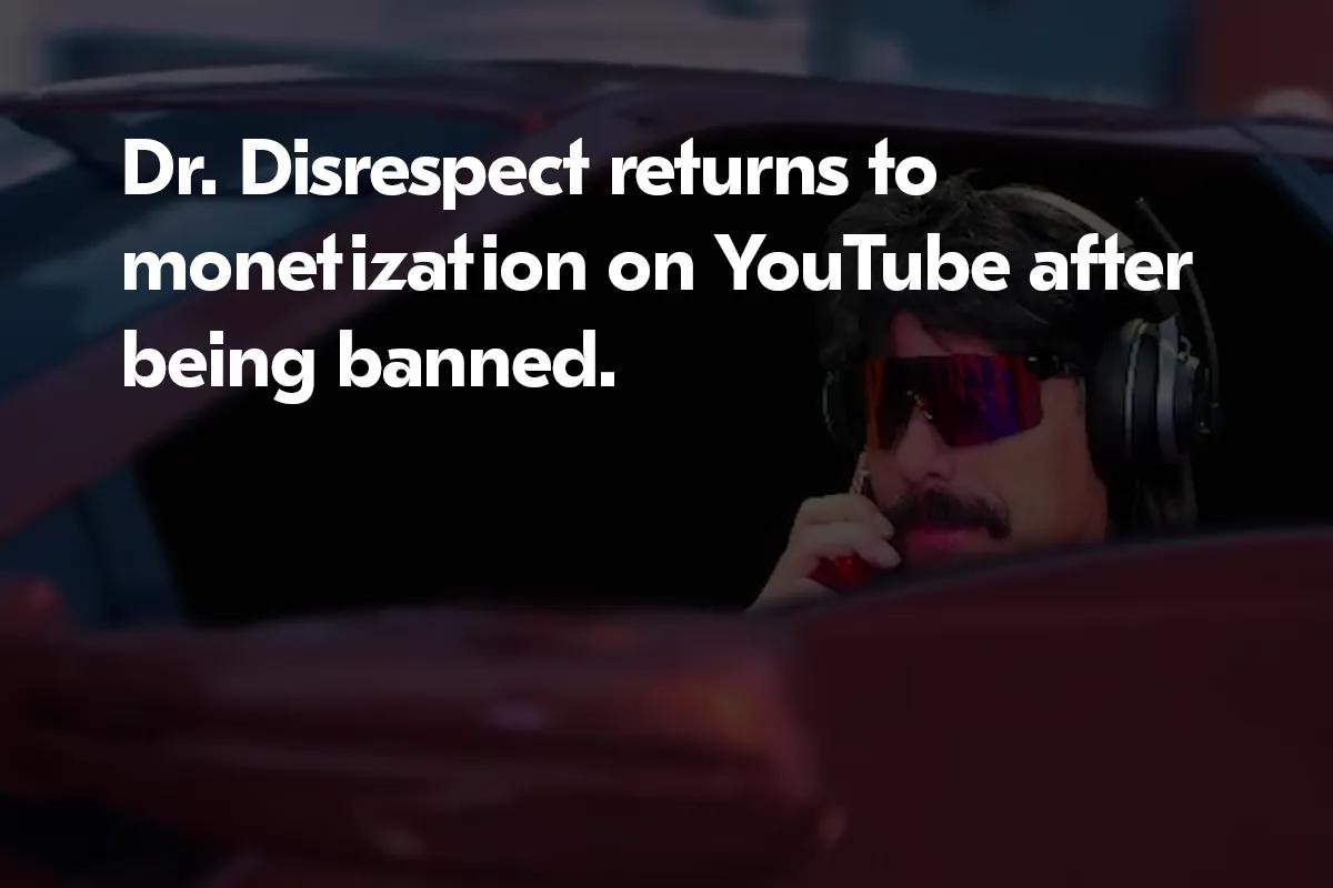 Dr. Disrespect powraca na YouTube po zamknięciu Midnight Society