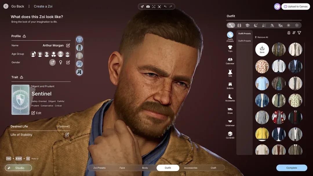 InZOI Player odtwarza Arthura Morgana z Red Dead Redemption 2 z imponującą dokładnością