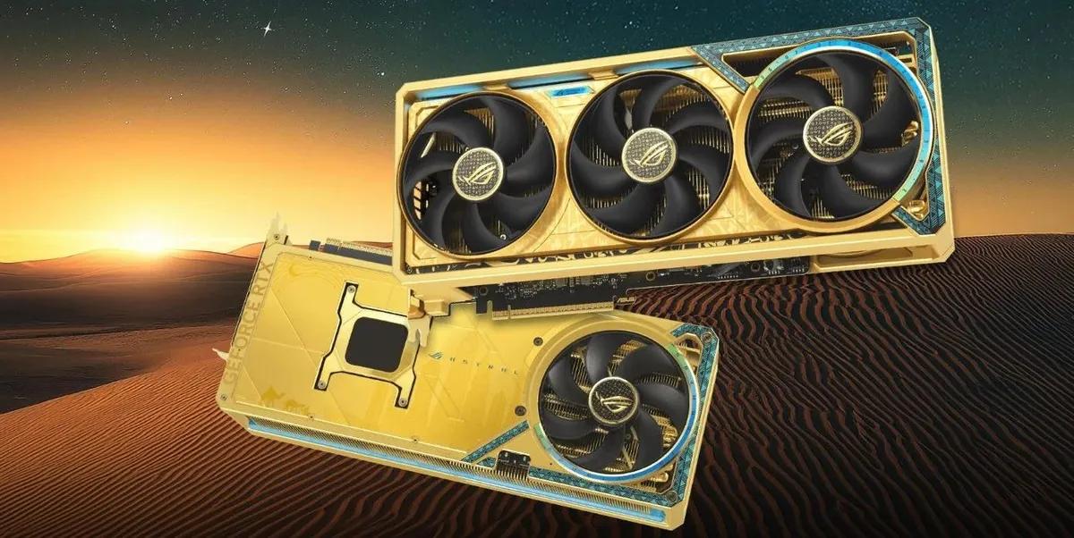 ASUS prezentuje ultraluksusowy, pozłacany układ RTX 5090 na rynek saudyjski