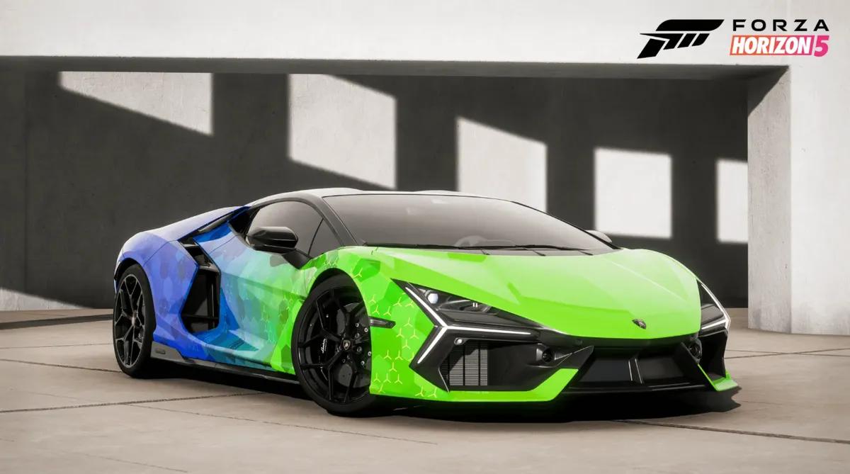 Lamborghini Revuelto otrzymuje unikalne malowanie z okazji premiery gry Forza Horizon 5 na PlayStation 5