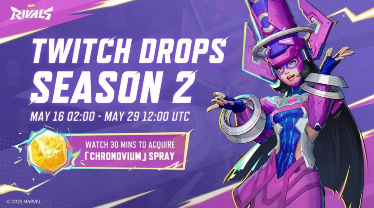 Jak odblokować dropy Marvel Rivals sezonu 2 na Twitchu?
