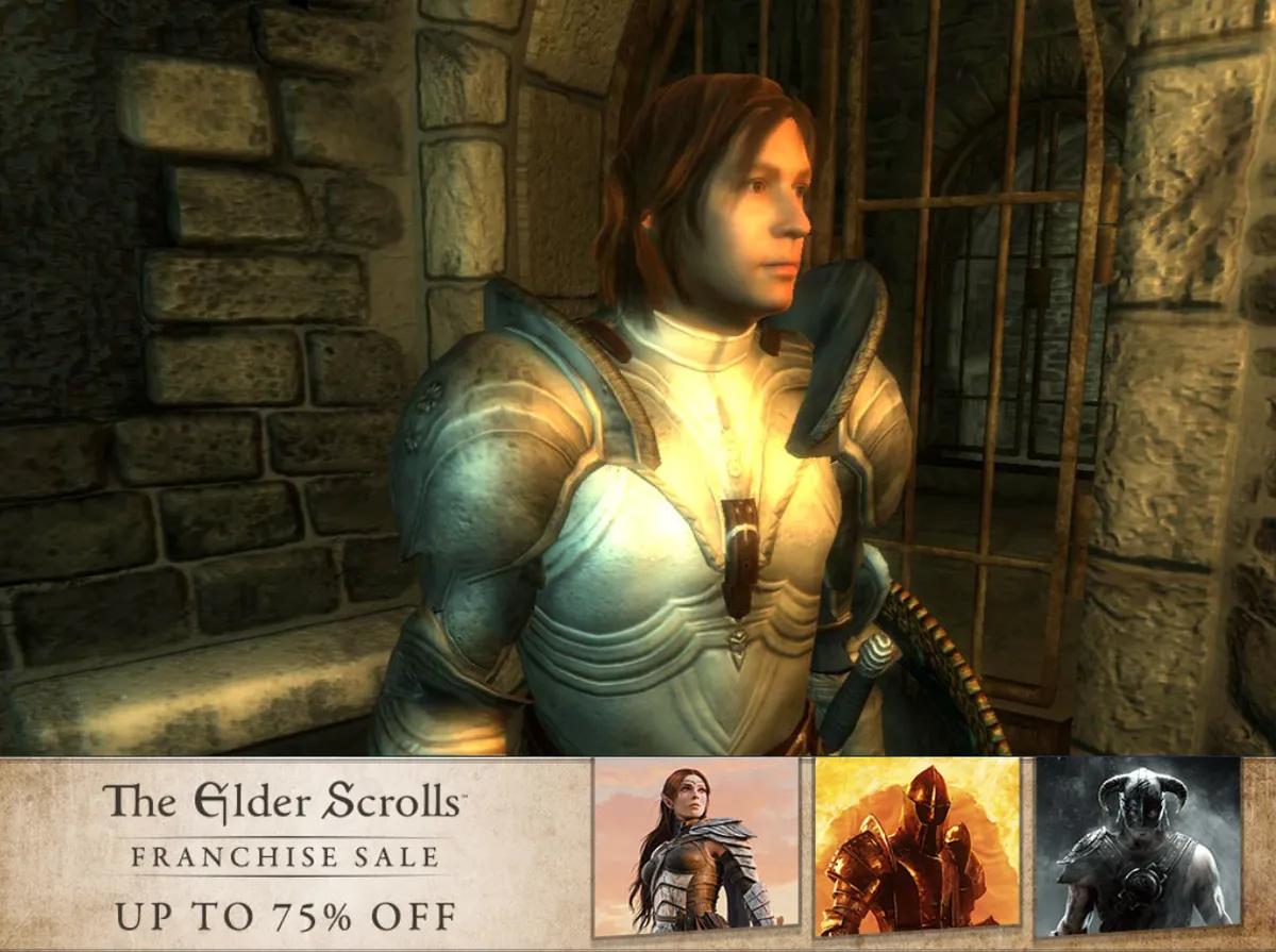 Wyprzedaż TES obniża ceny Elder Scrolls: Oblivion Remastered, Skyrim i Morrowind do 75% taniej