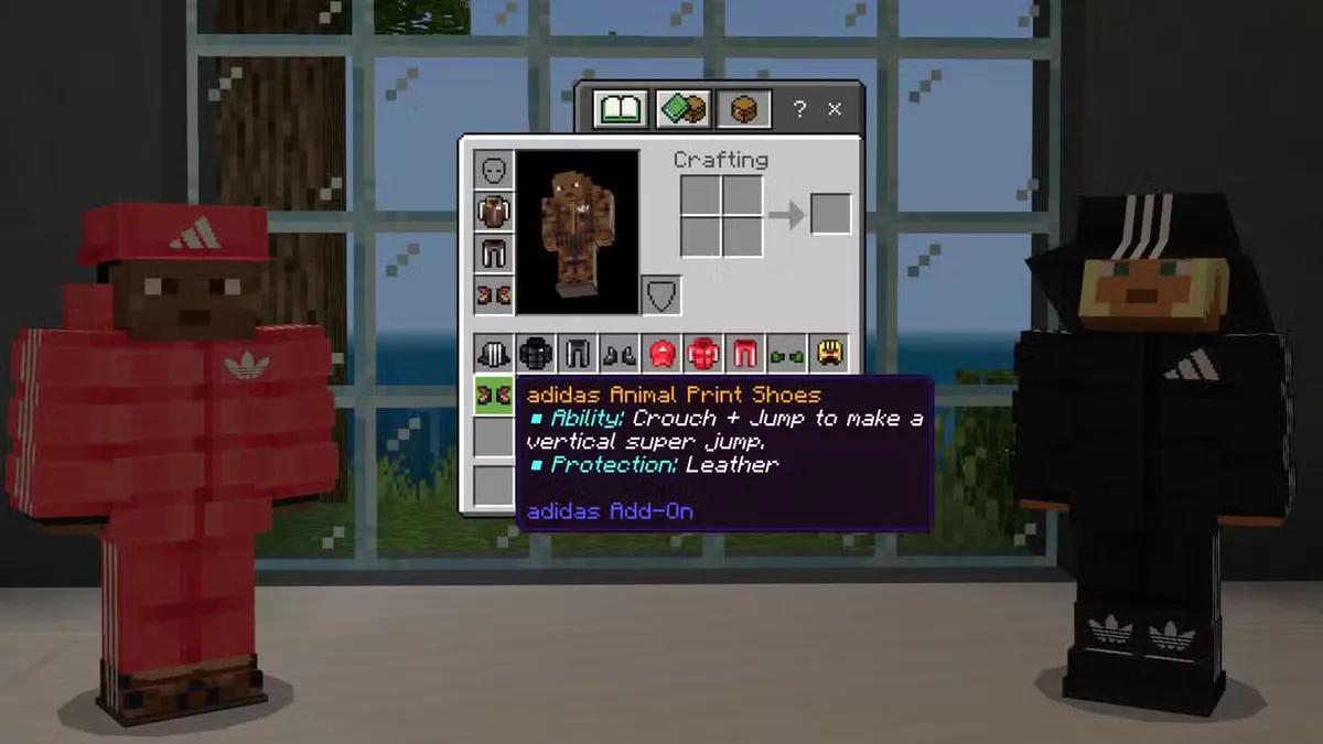 Minecraft x Adidas: Darmowe DLC i sprzęt z prawdziwego świata już dostępne