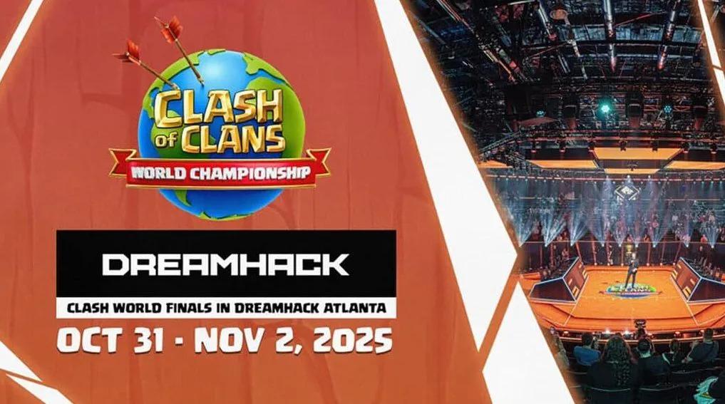 Supercell ujawnia lokalizację Mistrzostw Świata Clash of Clans 2025