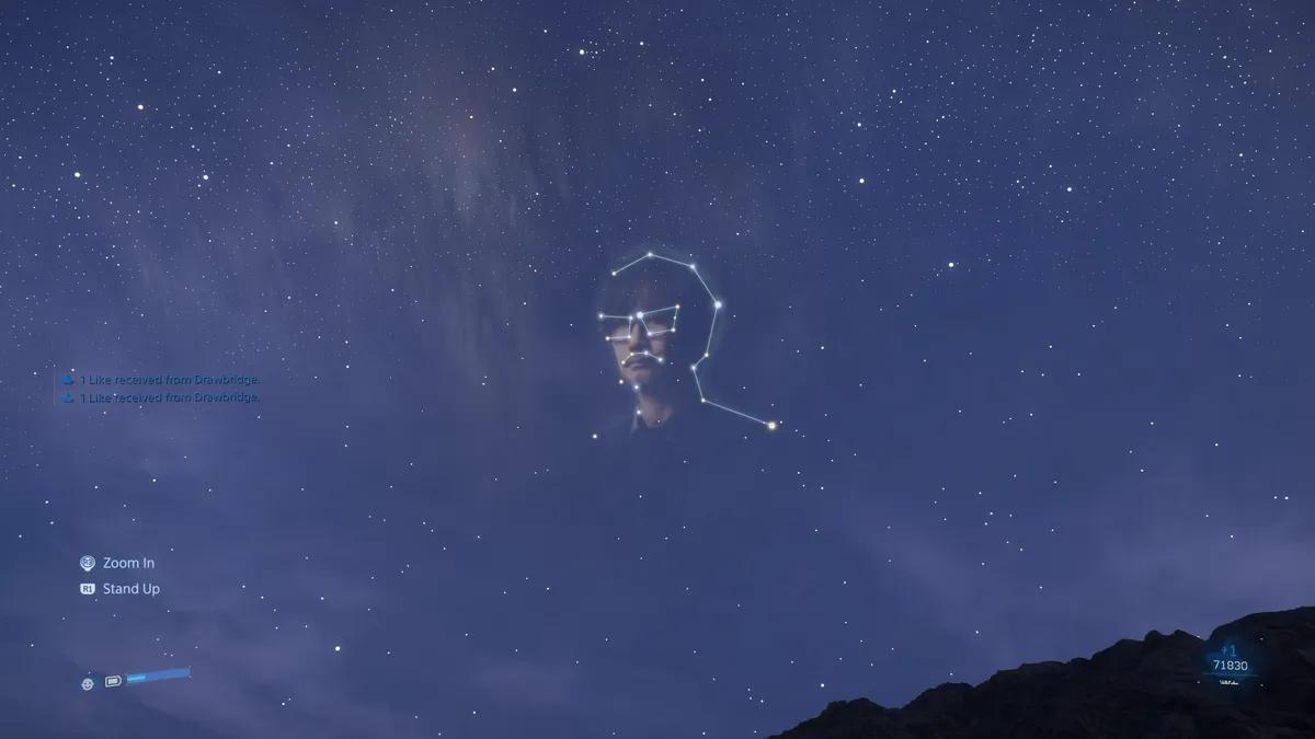Kojima wśród gwiazd? Fani Death Stranding 2 zauważyli ukrytą konstelację w kształcie twarzy twórcy gry