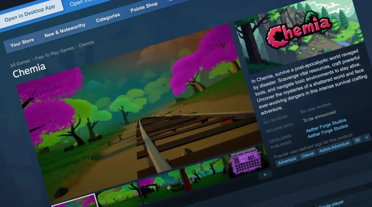 Chemia na Steamie ukrywa złośliwe oprogramowanie w aktualizacjach gier