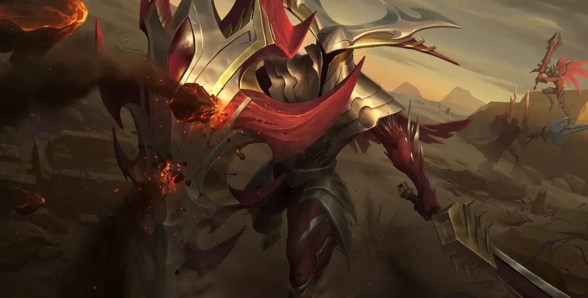 Plotka: Pierwsze spojrzenie na Zaahena, nowego czempiona Darkinów w League of Legends