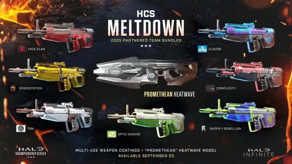 Zestawy drużynowe Halo Esports HCS Meltdown