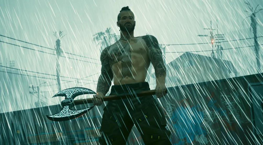 Modyfikacje Cyberpunk 2077 przynoszą brutalny topór bojowy i integrację ChatGPT AI