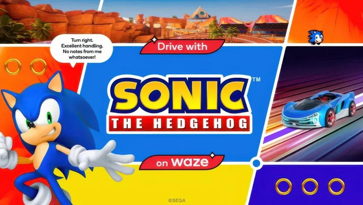 Jeż Sonic wkracza do Waze jako nowy towarzysz jazdy