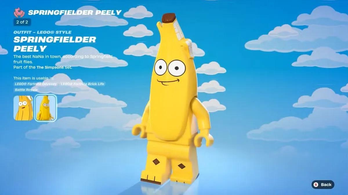 Fortnite x The Simpsons: Jak odblokować nadchodzącą skórkę Springfielder Peely?