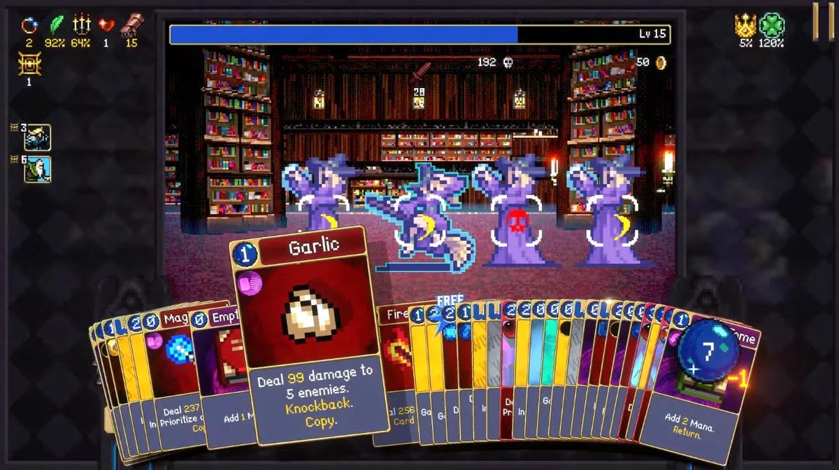 Deweloperzy Vampire Survivors ujawniają nowy spin-off Roguelike Deck-Building