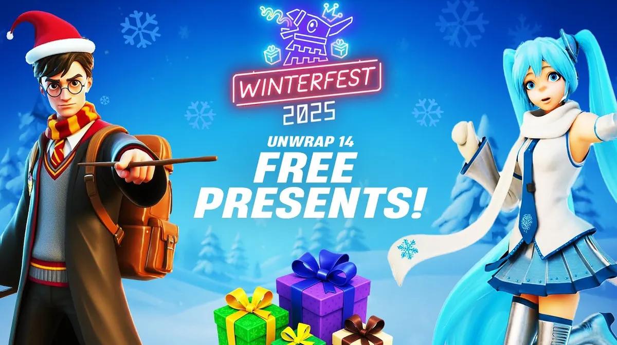 Fortnite Winterfest 2025 - przecieki o Harrym Potterze, Hatsune Miku i wszystko, co wiemy