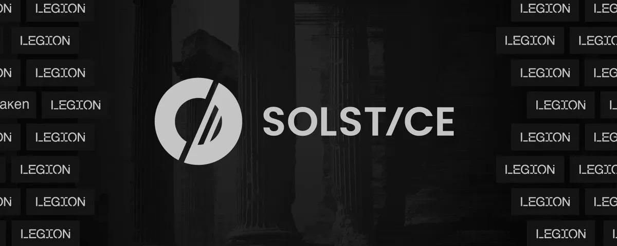 Solstice ogłasza sprzedaż tokena $SLX na platformie Legion
