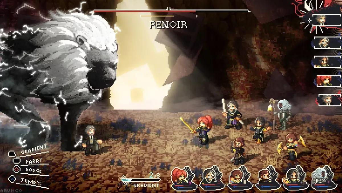 Clair Obscur: Ekspedycja 33 w 2D, przeprojektowana za pomocą grafiki pikselowej HD-2D