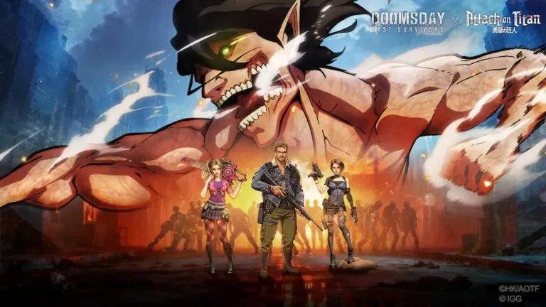 Doomsday: Last Survivors uruchamia crossover Attack on Titan, który rozpocznie się w 2026 roku
