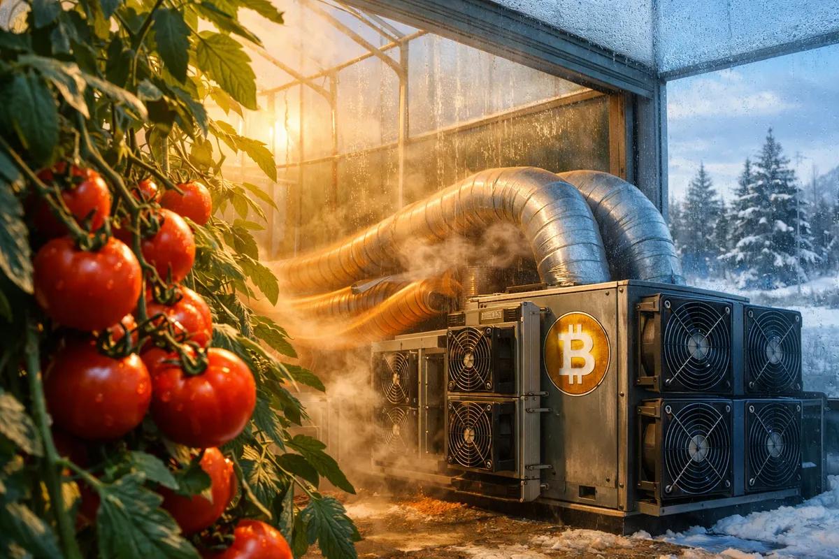 Ciepło z wydobywania bitcoinów ogrzewa kanadyjskie szklarnie z pomidorami