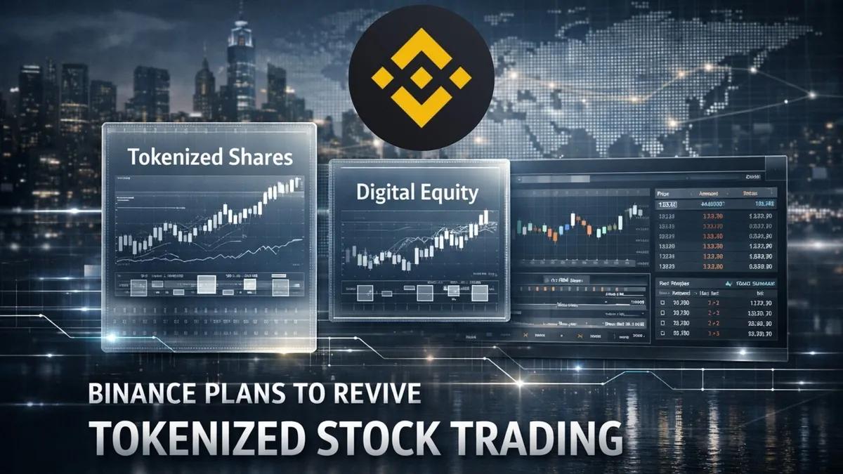 Binance planuje ożywić handel akcjami tokenizowanymi