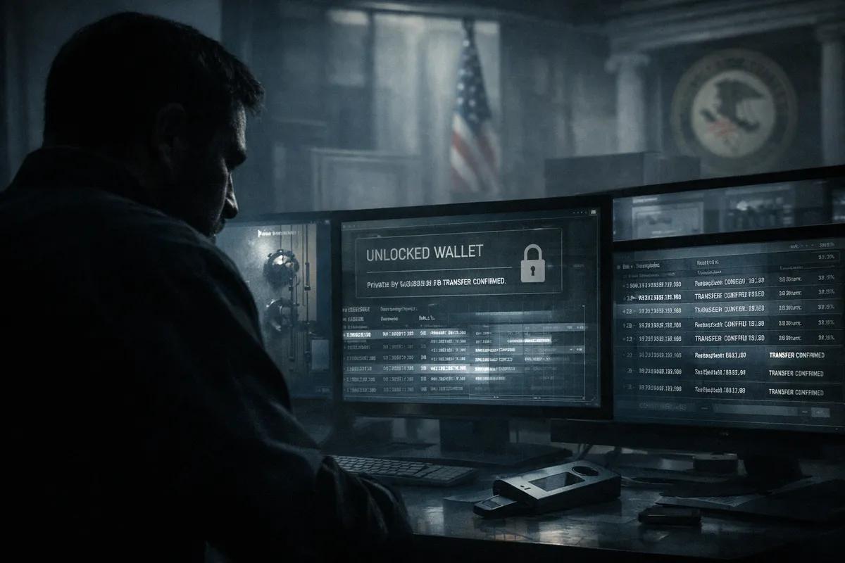 Jak syn pracownika USMS przez lata kradł kryptowalutę od rządu USA