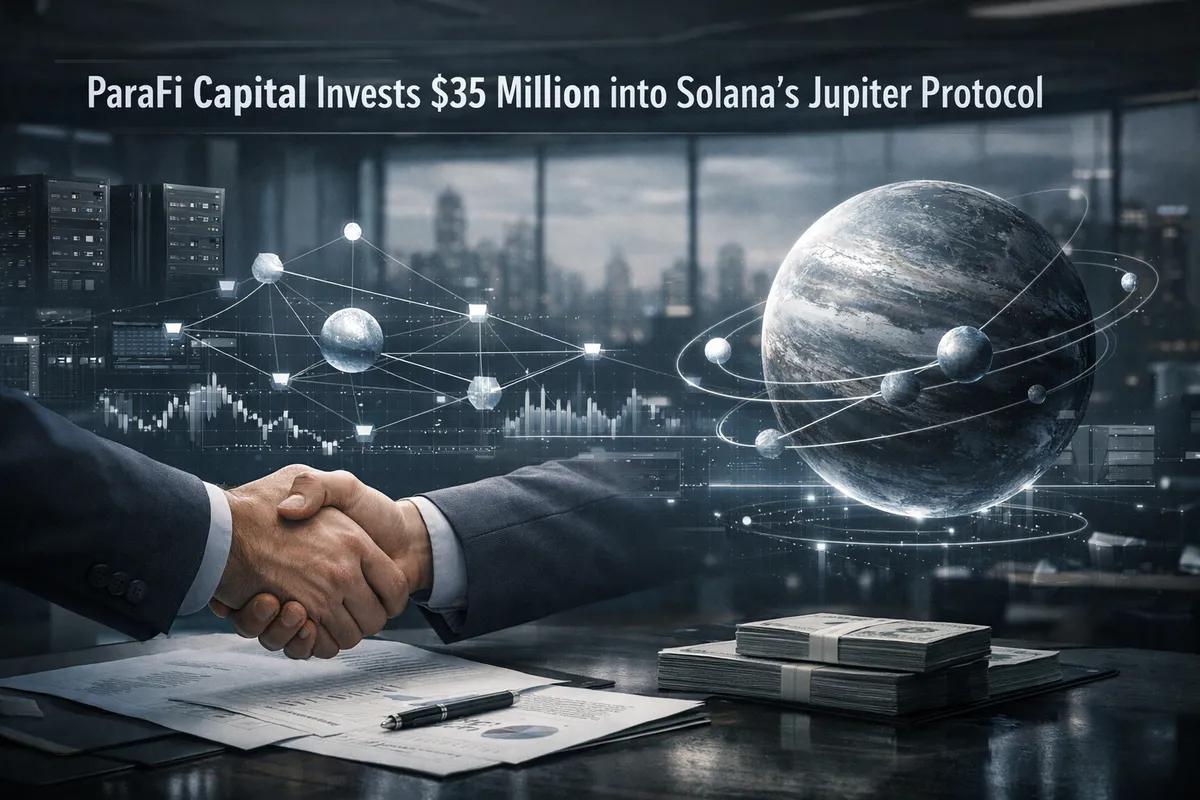 ParaFi Capital inwestuje 35 milionów dolarów w Solana's Jupiter Protocol