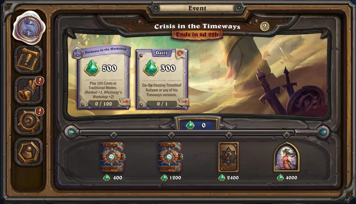 Hearthstone rozpoczyna wydarzenie "Kryzys na drogach czasowych"
