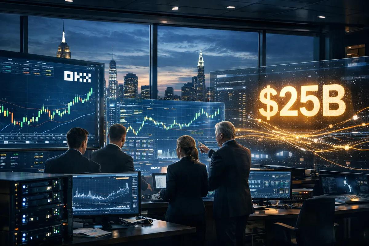 ICE inwestuje w OKX, wyceniając go na 25 miliardów dolarów