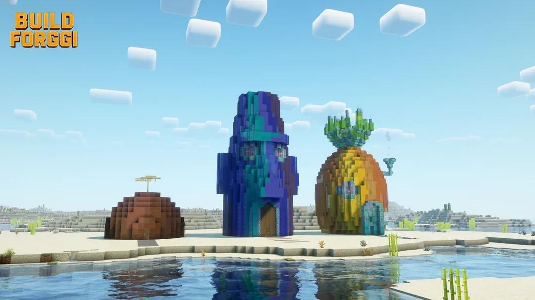 Gracz Minecraft odtwarza ulicę SpongeBoba w oszałamiających szczegółach