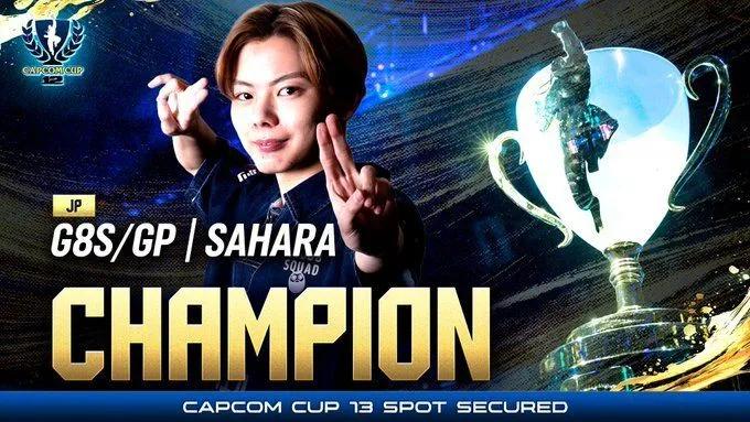 Sahara został zwycięzcą Capcom Cup 12 i wygrał 1 milion dolarów