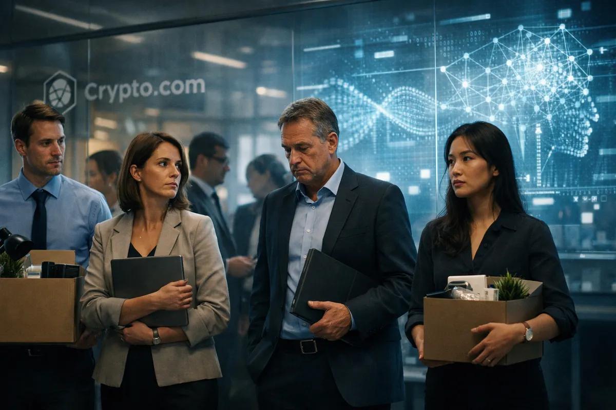 Crypto.com zwolni 12% pracowników w związku z dużą integracją sztucznej inteligencji