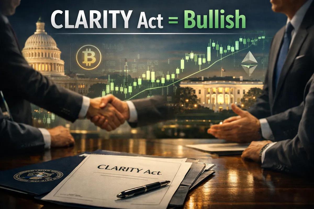 Główny katalizator wzrostów dla kryptowalut! Senatorowie USA i Biały Dom osiągnęli wstępne porozumienie w sprawie ustawy CLARITY