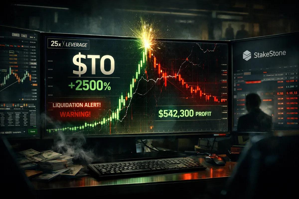 Scam Pump na 25x: $STO od StakeStone wzrosło o 2500%