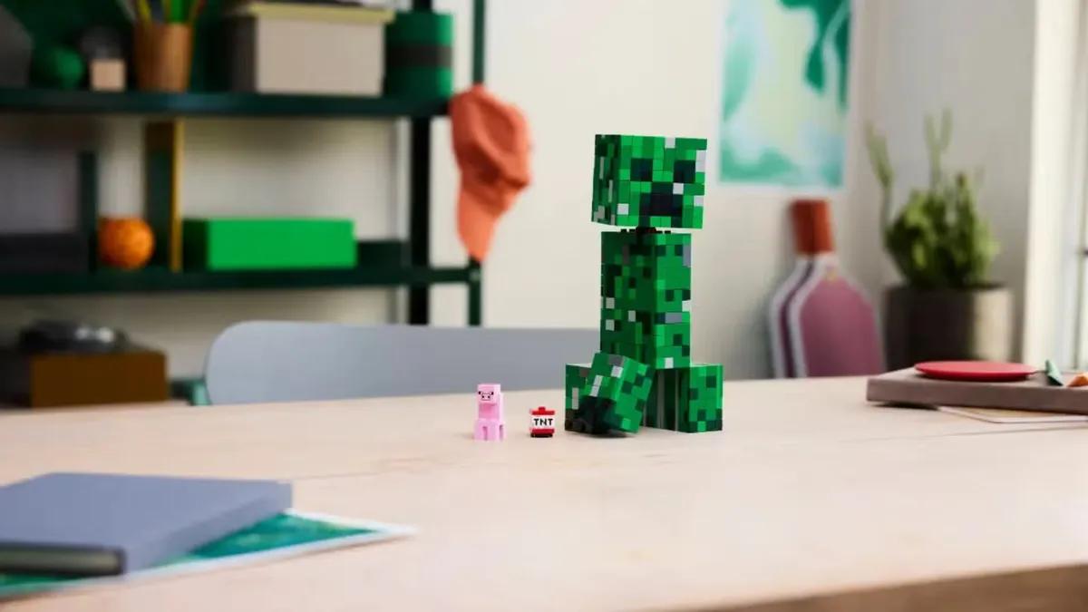 Wyciek LEGO Minecraft 2026 - ujawniono smoka Endera, ghasta i inne zestawy